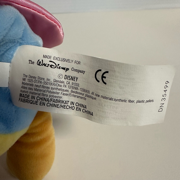 Walt Disney Easter 2000 WINNIE THE POOH AS BUTTERFLY Bean Bag STUFFED ANIMAL NEW - Picture 8 of 16